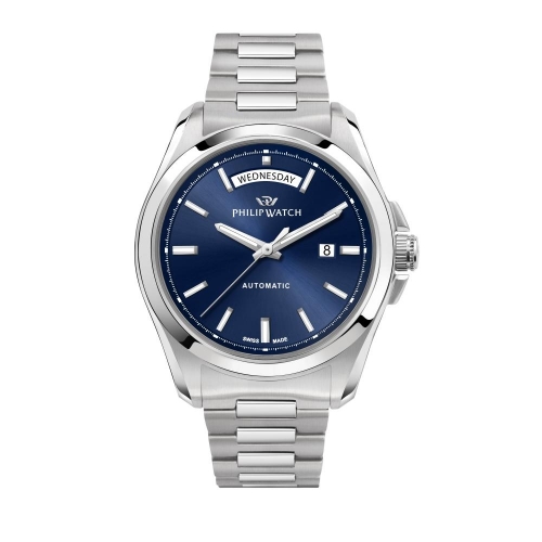 Philip Watch Amalfi 43mm auto blue dial br ss