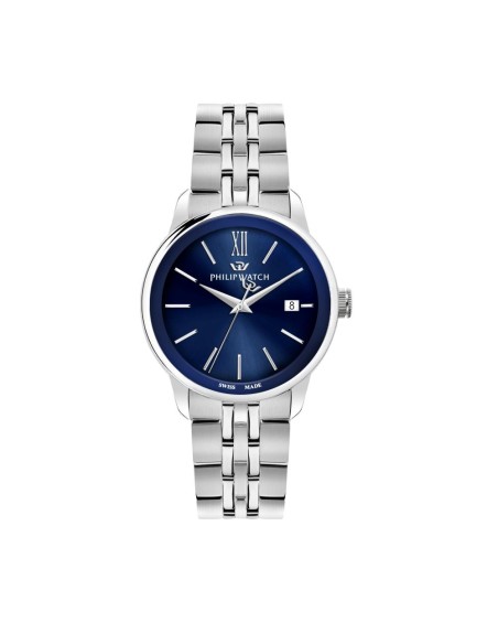 Philip Watch Anniversary 40mm 3h blue dial br ss