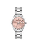 Philip Watch Caribe 35mm 3h rose dial br ss