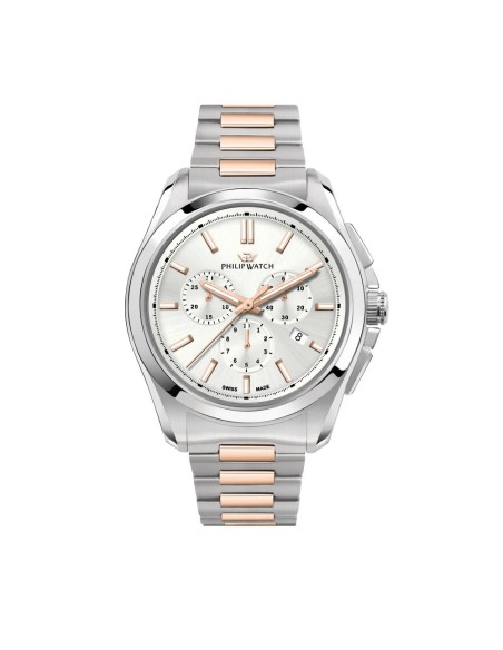 Philip Watch Amalfi – Orologio Uomo Cronografo Bicolore/Oro Rosa (R8273618005)