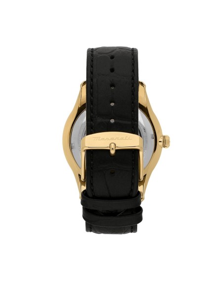 Orologio MASERATI uomo Tradizione Automatico pelle nero / oro