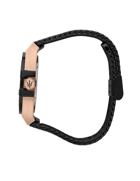 Orologio MASERATI uomo Potenza data acciaio nero