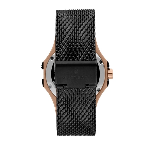 Orologio MASERATI uomo Potenza data acciaio nero