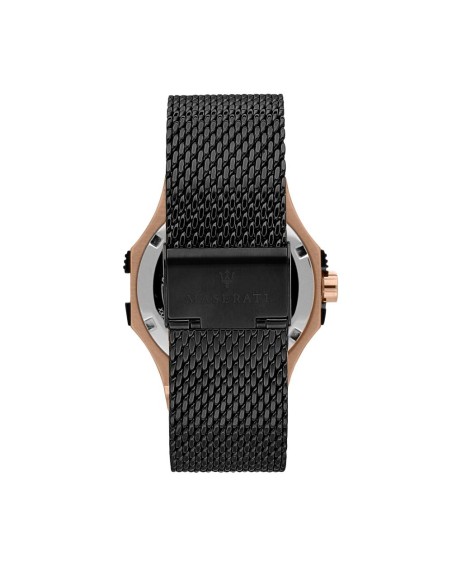Orologio MASERATI uomo Potenza data acciaio nero