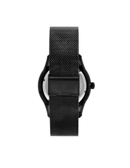 Orologio MASERATI uomo Tradizione datario acciaio nero mesh