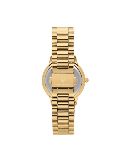 Orologio MASERATI donna Royale Diamond tempo dorato / bianco