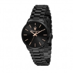 Orologio MASERATI donna Royale acciaio nero