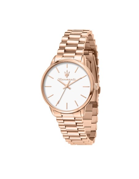 Orologio MASERATI donna Royale tempo oro rosa / bianco
