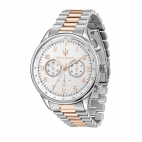 Orologio MASERATI uomo Tradizione cronografo bicolore / bianco