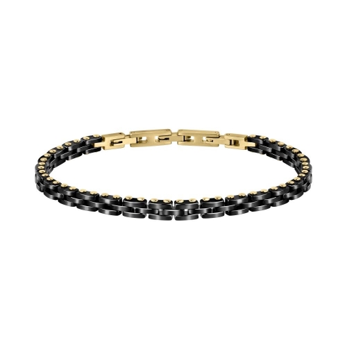Sector Ceramic – Bracciale Uomo Acciaio Nero e...