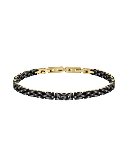 Sector Ceramic – Bracciale Uomo Acciaio Nero e Oro (SAFR27)