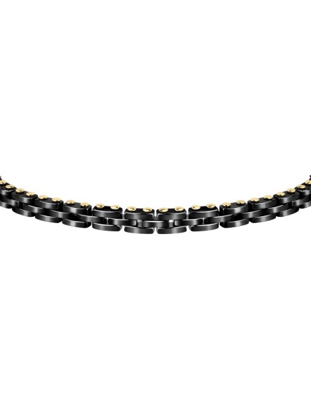 Sector Ceramic – Bracciale Uomo Acciaio Nero e Oro (SAFR27)