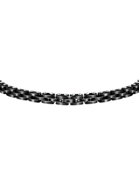 Sector Ceramic – Bracciale Uomo Acciaio Argento e Nero (SAFR29)