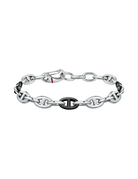 Bracciale SECTOR uomo Marine acciaio / inserto nero