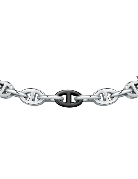 Bracciale SECTOR uomo Marine acciaio / inserto nero