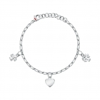 Bracciale SECTOR donna Emotion acciaio con charms