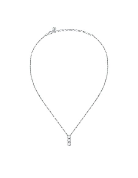 Collana MORELLATO Scintille acciaio rodiato argento / 3 zirconi