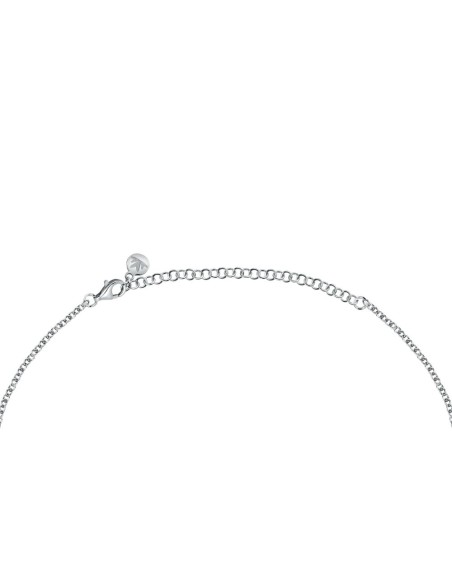 Collana MORELLATO Scintille acciaio rodiato argento / 3 zirconi