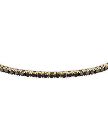 Bracciale MORELLATO uomo Tennis argento 925 dorato / nero