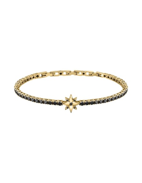 Bracciale MORELLATO uomo Tennis argento 925 / pietre nere