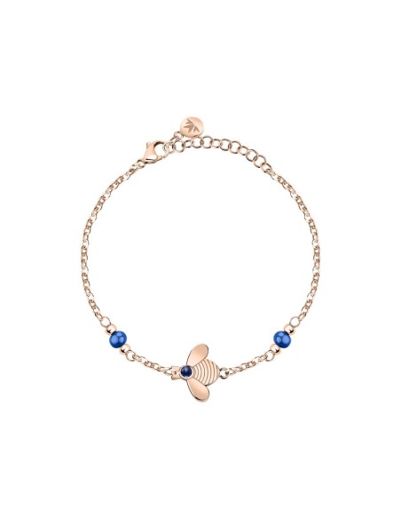 Bracciale MORELLATO donna Maia acciaio oro rosa / blu