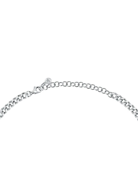 Collana MORELLATO donna Poetica acciaio / cristalli bianchi