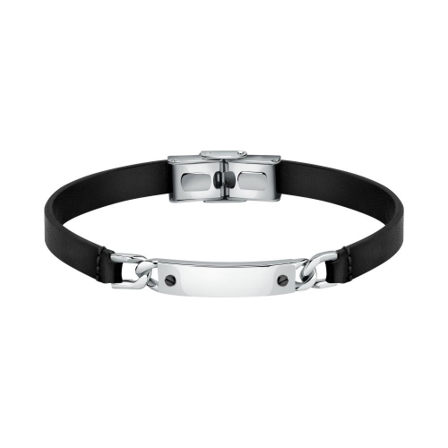 Bracciale MORELLATO uomo Moody pelle nera /...