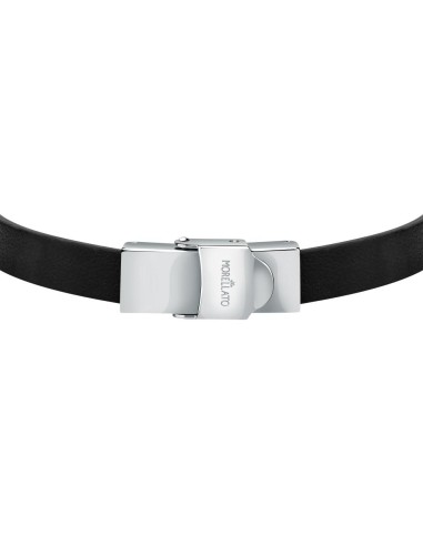 Bracciale MORELLATO uomo Moody pelle nera /...