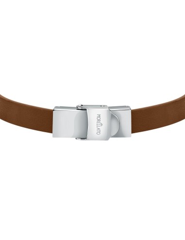 Bracciale  MORELLATO uomo Moody pelle marrone /...