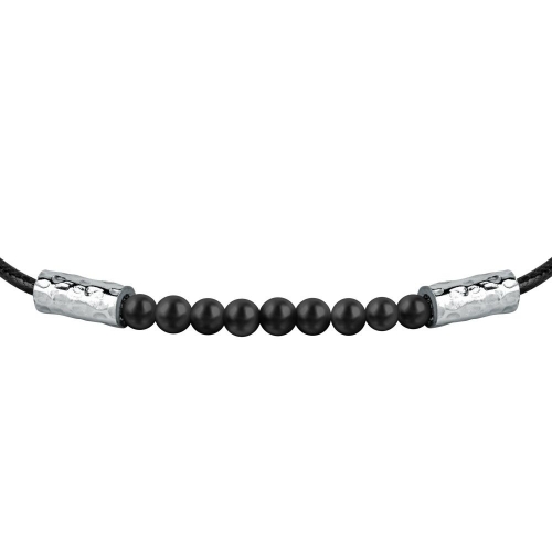 Bracciale SECTOR uomo Bandy nero tiger eye stone