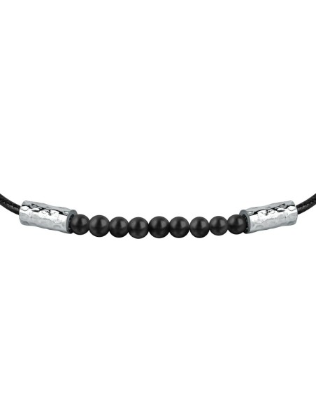 Bracciale SECTOR uomo Bandy nero tiger eye stone