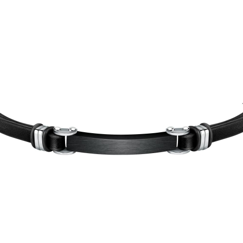 Bracciale SECTOR uomo Bandy pelle nero /...