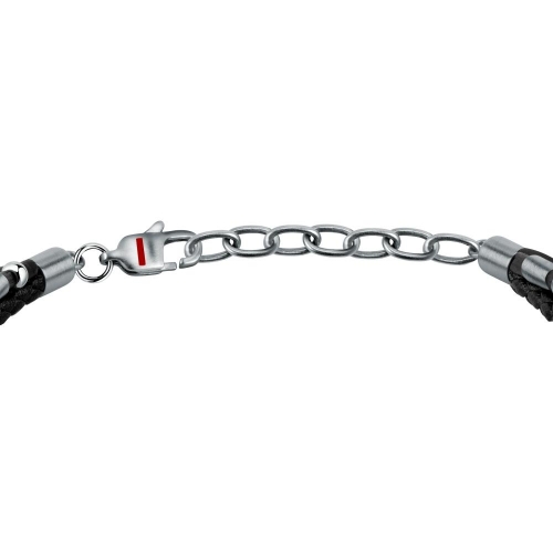 Bracciale SECTOR uomo Bandy pelle nero wood