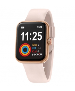 Smartwatch Sector S-03 gomma rosa - 43x36 mm