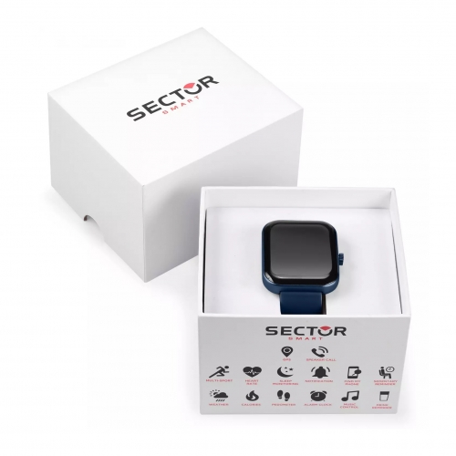 Smartwatch SECTOR S-03 gomma blu - 43x36 mm