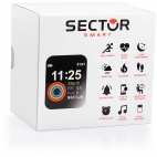 Smartwatch SECTOR S-03 multi funzione mesh argento