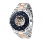 Orologio MASERATI uomo Tradizione automatico bicolore / blu