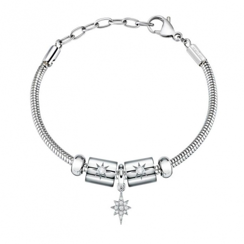 Morellato Drops ss br sparkling star+2 perlina bea femminile