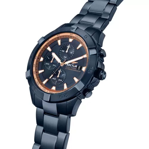 Sector ADV2500 – Orologio Uomo Acciaio Blu...