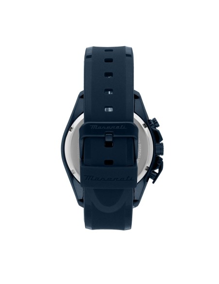 Orologio MASERATI uomo Solar blue cronografo gomma blu