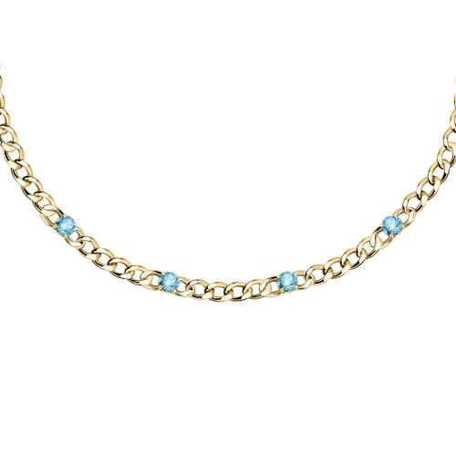 Collana MORELLATO donna Poetica acciaio dorato...
