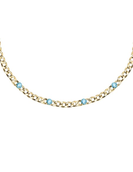 Collana MORELLATO donna Poetica acciaio dorato (SAUZ04)