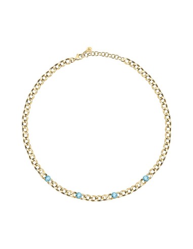 Collana MORELLATO donna Poetica acciaio dorato...