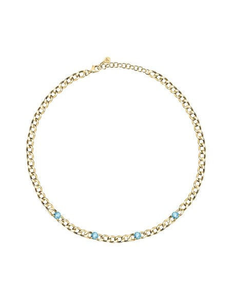 Collana MORELLATO donna Poetica acciaio dorato (SAUZ04)