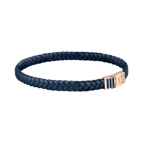 Bracciale MORELLATO uomo Moody pelle blu e...