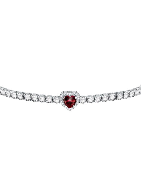 Bracciale MORELLATO donna Tesori arg. 925 - cuore rosso (SAVB18)