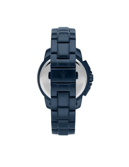 Orologio MASERATI uomo Solar blue cronografo acciaio blu