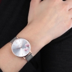 Morellato Ninfa 36mm 3h silver dial mesh ss donna R0153141526