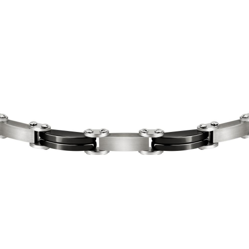 Morellato Ceramic br ss black ceramic 220mm