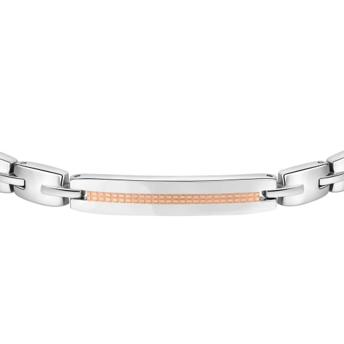 Morellato Motown bracelet ss w ip rg pattern 22cm maschile